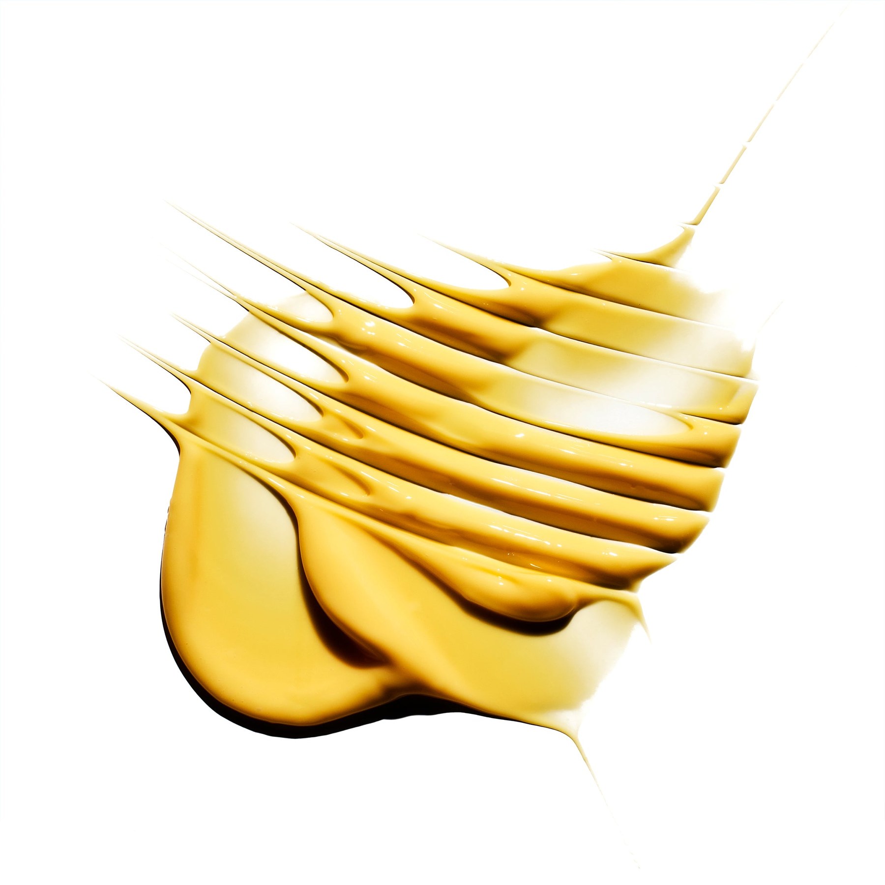 A swatch of Lipid Gold, with the yellow tint that comes from two sea buckthorn oils.